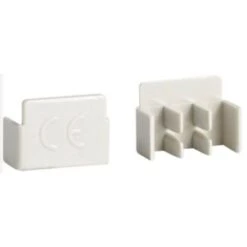 10 Bouchons Latéraux Pour Barres De Pontage 2P 16 Mm² Et 3P