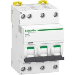 Schneider® Acti9 IDT40K Disjoncteur 20A Courbe C 3P+N 4500A/4,5kA SCHNEIDER