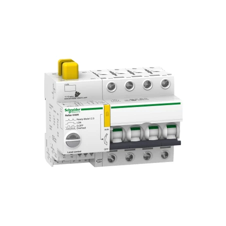 Schneider® Acti9, Reflex IC60N Disjonct. à Commande Intégrée Interface Ti24 63A 4P Courbe B 1 Schneider® Acti9, Reflex IC60N Disjonct. à Commande Intégrée Interface Ti24 63A 4P Courbe B