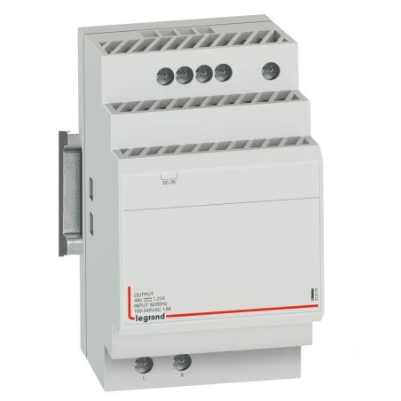 Legrand Alimentation Modulaire 48V - 60W Pour Switch PoE - 3 Modules 1 Legrand Alimentation Modulaire 48V - 60W Pour Switch PoE - 3 Modules