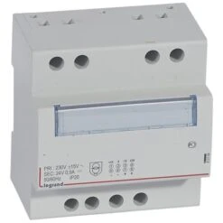 Legrand Alimentation Monophasée Redressée Filtrée 230V~ 24V - 21,5 W - 0,9A - 5 Modules