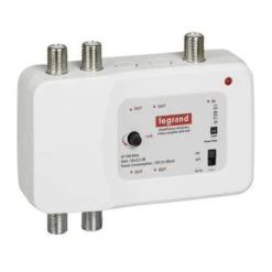 Legrand Amplificateur TV UHF Et VHF 792MHz 1 Entrée 4 Sorties Compatible TNT Et Télévision Haute Définition