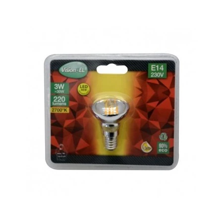 Ampoule LED E14 3W 2700K - R39 Filament 2 Ampoule LED E14 3W 2700K - R39 Filament – Image 2