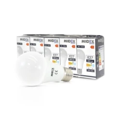Ampoule LED E27 Bulb 8.5W 4000°K - Lot De 5