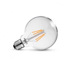 Ampoule LED E27 G125 Filament - 8W - Dimmable - 4000K
