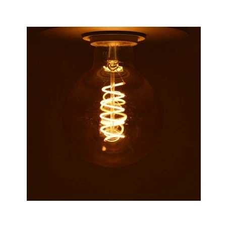 Ampoule LED E27 G95 Filament Spirale 4W 2700°K 2 Ampoule LED E27 G95 Filament Spirale 4W 2700°K – Image 2