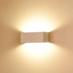 Applique Murale LED 100x80x200 - Blanc 6W 3000°K