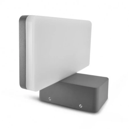 Applique Murale LED 12W 230V 3000°K Anthracite IP65 5 Applique Murale LED 12W 230V 3000°K Anthracite IP65 – Image 5