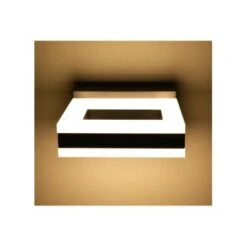 Applique Murale LED 12W 4000°K Carrée - Gris Anthracite