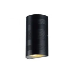 Applique Murale LED 2x5W 4000°K Cylindrique - Gris Anthracite