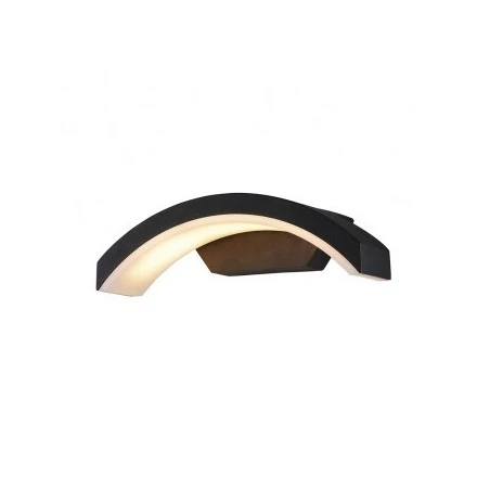 Applique Murale LED 6W 4000°K Curviligne - Gris Anthracite 1 Applique Murale LED 6W 4000°K Curviligne - Gris Anthracite