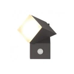 Applique Murale LED 8W 420 LM Détecteur 3000°K Gris IP54