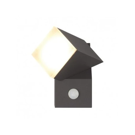 Applique Murale LED 8W 420 LM Détecteur 3000°K Gris IP54 1 Applique Murale LED 8W 420 LM Détecteur 3000°K Gris IP54