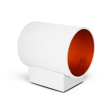 Applique Murale LED Cylindrique - Blanc/doré - G9 X1 2 Applique Murale LED Cylindrique - Blanc/doré - G9 X1 – Image 2