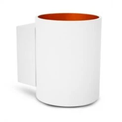 Applique Murale LED Cylindrique - Blanc/doré - G9 X1