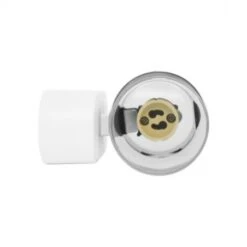 Applique Murale LED Cylindrique Blanc - GU10 X2 - IP44 -Maison Moderne Electricite applique murale led cylindrique blanc gu10 x2 ip44 miidex 5