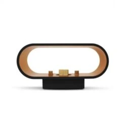 Applique Murale LED Ovale - Noir/doré - G9 -Maison Moderne Electricite applique murale led ovale noirdore g9 miidex 2