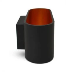 Applique Murale LED Ovale - Noir/doré - G9 -Maison Moderne Electricite applique murale led ovale noirdore g9 miidex 3