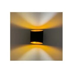 Applique Murale Noir/doré - G9 X1 8 Applique Murale Noir/doré - G9 X1 -Maison Moderne Electricite applique murale noir dore g9 miidex lighting 3