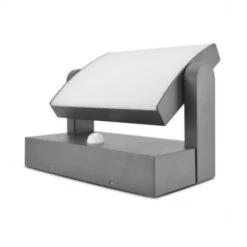 Applique Murale Orientable LED 12W 720 LM Détecteur 3000°K GRIS IP54 -Maison Moderne Electricite applique murale orientable led 12w 720 lm detecteur 3000k gris ip54 miidex lighting 2