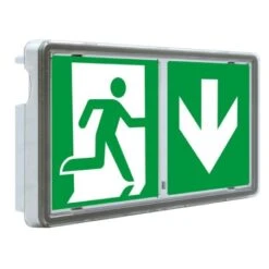 BAES Evacuation - IP65/IP44 - IK08 - 136 Lm - Certifié NF