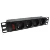 Bandeau PDU 10" 4 Prises -1,60m - Noir