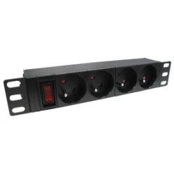 Bandeau PDU 10" 4 Prises -1,60m - Noir