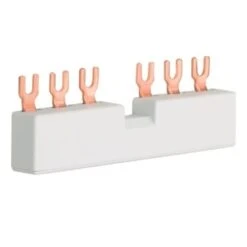 Barre De Pontage Pour 2 Disjoncteurs Moteur 3P 63A Fourche 10mm²