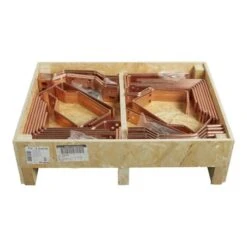 Legrand Barres Cuivre Pliées Percées Pour Raccordement Aval DMX³ Inverseur Fixe Taille 1 Sur Jeu De Barres Alu 1 Barre Par Pôle