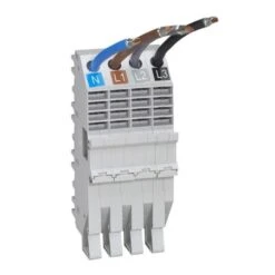 Legrand Base Support à Fils HX³ Pour Répartition Horizontale En Armoire XL³ Des DX³ Tétrapolaire 1 Module Par Pôle