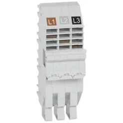 Legrand Base Support Plug-in HX³ Pour Répartition Horizontale En Armoire XL³ Des DX³ Tripolaire 1 Module Par Pôle