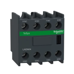 Schneider® Bloc De Contacts Auxiliaires - 0F+4O - Bornes à Vis-étriers - TeSys D - LADN04