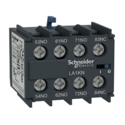 Schneider® Bloc De Contacts Auxiliaires - 0F+4O - Bornes à Vis-étriers - TeSys LA1KN04