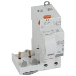 Legrand Bloc Différentiel Adaptable DX3 2P 230V~ - 63A - TypeF 300mA Sélectif - Pour Disj 1 Module/pôle