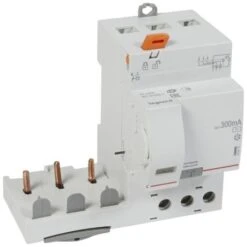 Legrand Bloc Différentiel Adaptable DX3 3P 400V~ - 63A - TypeAC 300mA - Pour Disj 1 Module/pôle