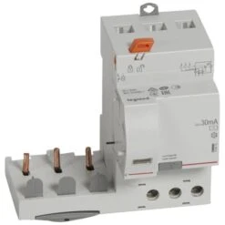 Legrand Bloc Différentiel Adaptable DX3 3P 400V~ - 63A - TypeAC 30mA - Pour Disj 1 Module/pôle
