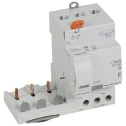 Legrand Bloc Différentiel Adaptable DX3 3P 400V~ - 63A - TypeF 30mA - Pour Disj 1 Module/pôle