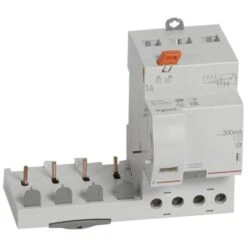 Legrand Bloc Différentiel Adaptable DX3 4P 400V~ - 40A - TypeAC 300mA - Pour Disj 1 Module/pôle