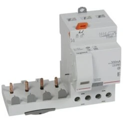 Legrand Bloc Différentiel Adaptable DX3 4P 400V~ - 63A - TypeF 300mA - Pour Disj 1 Module/pôle