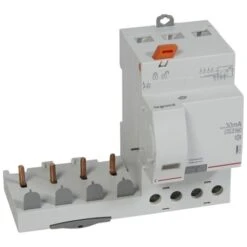 Legrand Bloc Différentiel Adaptable DX3 4P 400V~ - 63A - TypeF 30mA - Pour Disj 1 Module/pôle