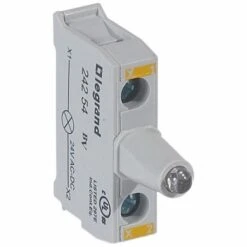 Legrand Bloc Lumineux LEDs Pour Boîte à Boutons - Raccordement à Vis - 12V à 24V Alternatif Ou Continu - Jaune
