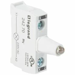 Legrand Bloc Lumineux LEDs Pour Boîte à Boutons - Raccordement à Vis - 230V - Blanc