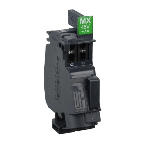 Schneider® Bobine MX - 208/277Vca - 50/60Hz - 250Vcc - Compact NSXm, Powerpact B, TeSys GV4 1 Schneider® Bobine MX - 208/277Vca - 50/60Hz - 250Vcc - Compact NSXm, Powerpact B, TeSys GV4