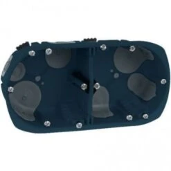 Boite D'appareillage à L'air Multi-matériaux 2 Poste - Ø 67/68 Mm - Prof. 50mm - Horizontal/ Vertical - Entraxe 71 Mm