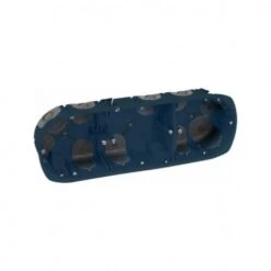 Boite D'appareillage à L'air Multi-matériaux 3 Poste - Ø 67/68 Mm - Prof. 40mm - Horizontal/ Vertical - Entraxe 71 Mm