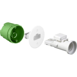 Boite D'applique DCL Maçonnerie + Douille E27 - Ø 54 Mm