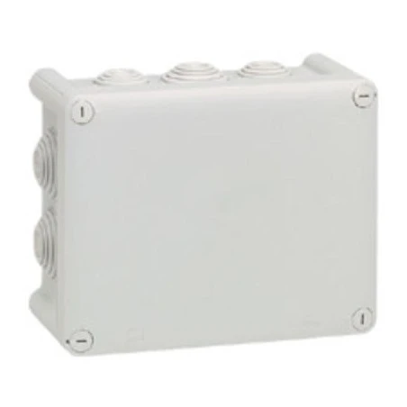 Legrand Boîte De Dérivation Rectangulaire Plexo Dimensions 180x140x86mm - Gris RAL7035 1 Legrand Boîte De Dérivation Rectangulaire Plexo Dimensions 180x140x86mm - Gris RAL7035