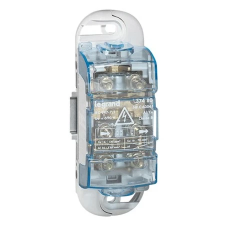 Legrand Boîtier De Raccordement Aluminium Ou Cuivre 300mm² 540A Maximum 1 Legrand Boîtier De Raccordement Aluminium Ou Cuivre 300mm² 540A Maximum