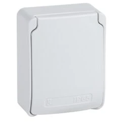 Schneider® Boitier étanche Pour Prise RJ45- IP65 IK09 - 1 Connecteur RJ45 - PRATIKA