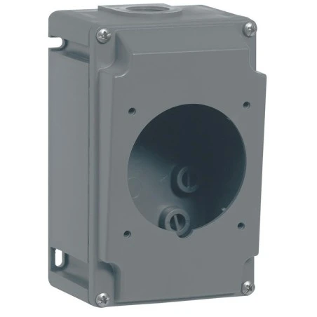 Legrand Boîtier Réversible Simple Hypra Pour Prises 2P+T, 3P+T Et 3P+N+T 32A - 1 Entrée - ISO25 - Plastique 1 Legrand Boîtier Réversible Simple Hypra Pour Prises 2P+T, 3P+T Et 3P+N+T 32A - 1 Entrée - ISO25 - Plastique